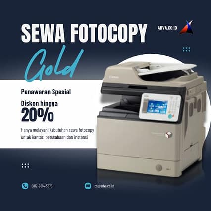 Sewa Mesin Fotocopy GOLD