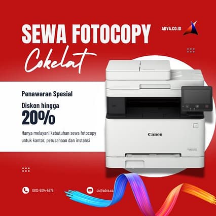 Sewa Fotocopy Warna COKELAT