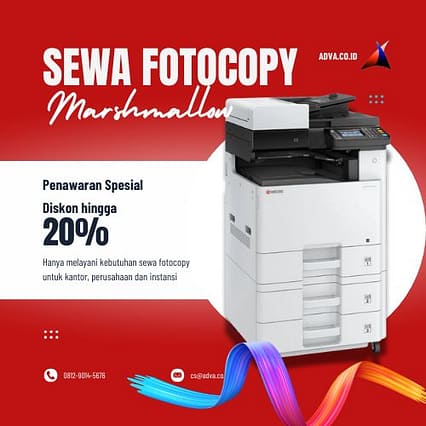Sewa Fotocopy Warna MARSHMALLOW